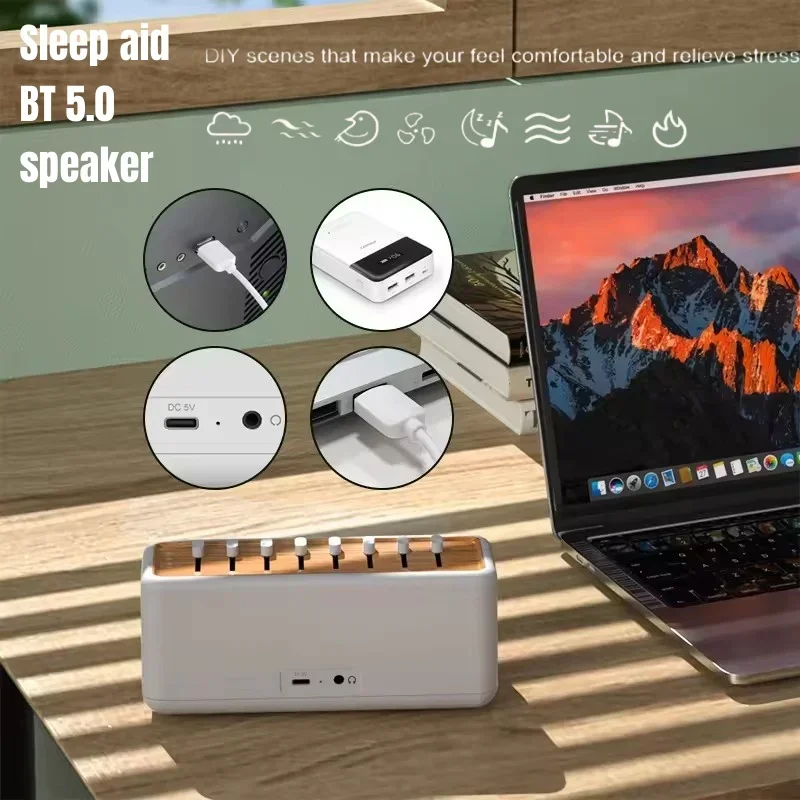 Home Improvement Music - Kabelloser Bluetooth-Lautsprecher mit Timer für natürliche