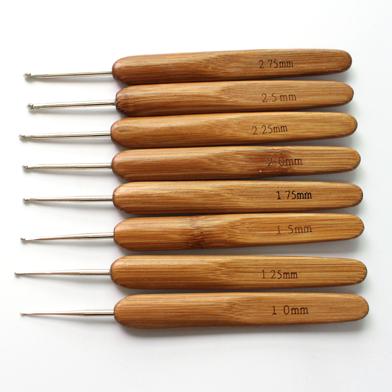 Home Improvement Mall - DIY Handstrick-Set mit Bambus-Häkelnadeln, Einfach zu