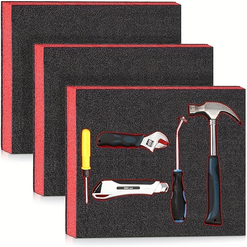 Home Improvement Binford Tools - Werkzeugkasten-Organizer Schaumstoffeinlagen, Robuste Rutschfeste Werkzeugkasten-Auskleidungen, Werkzeugkasten-Organizer