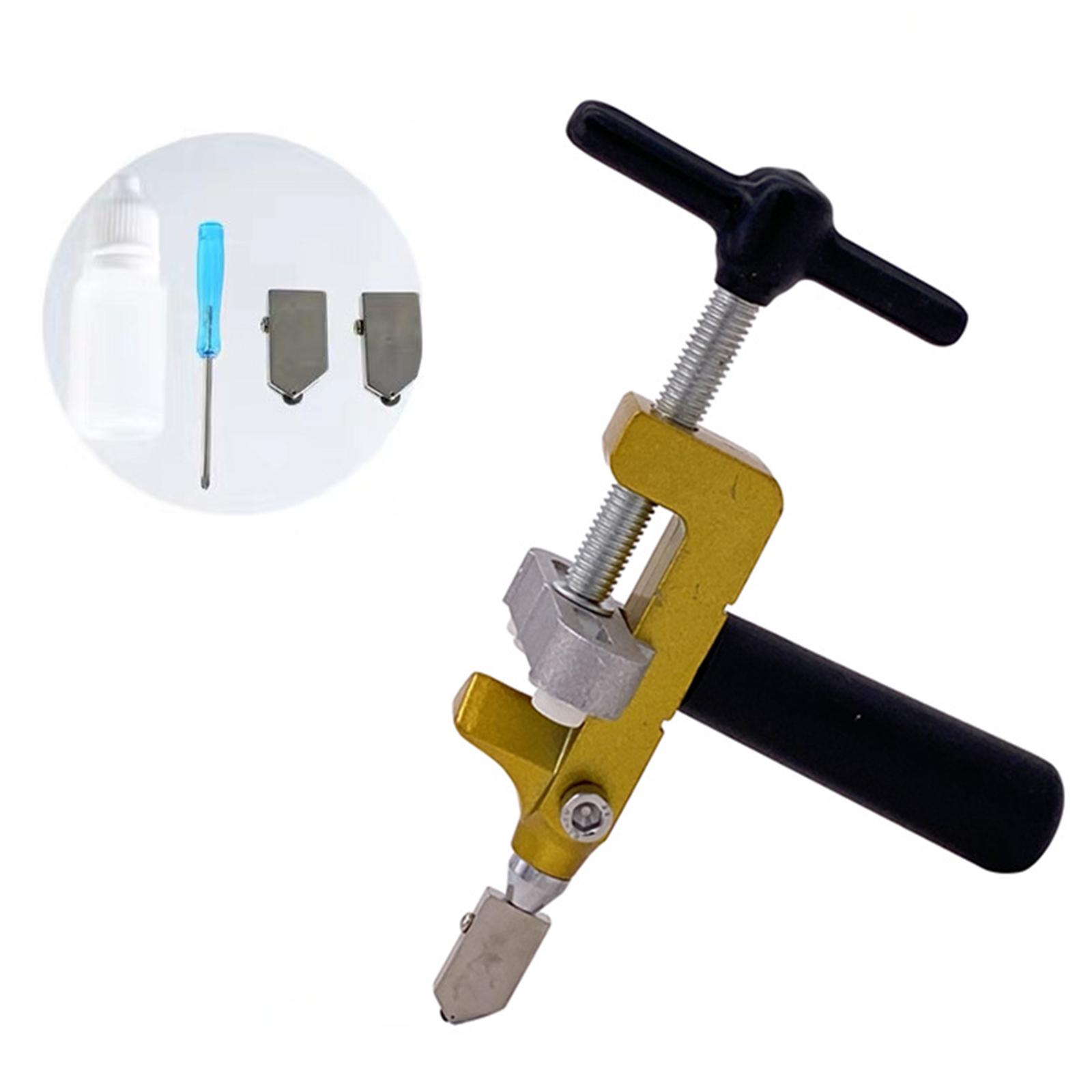 Tile Cutter Scoring - 2-in-1 Manueller Glasfliesenschneider Professionelle Ritzzange Keramik-Schneidewerkzeuge