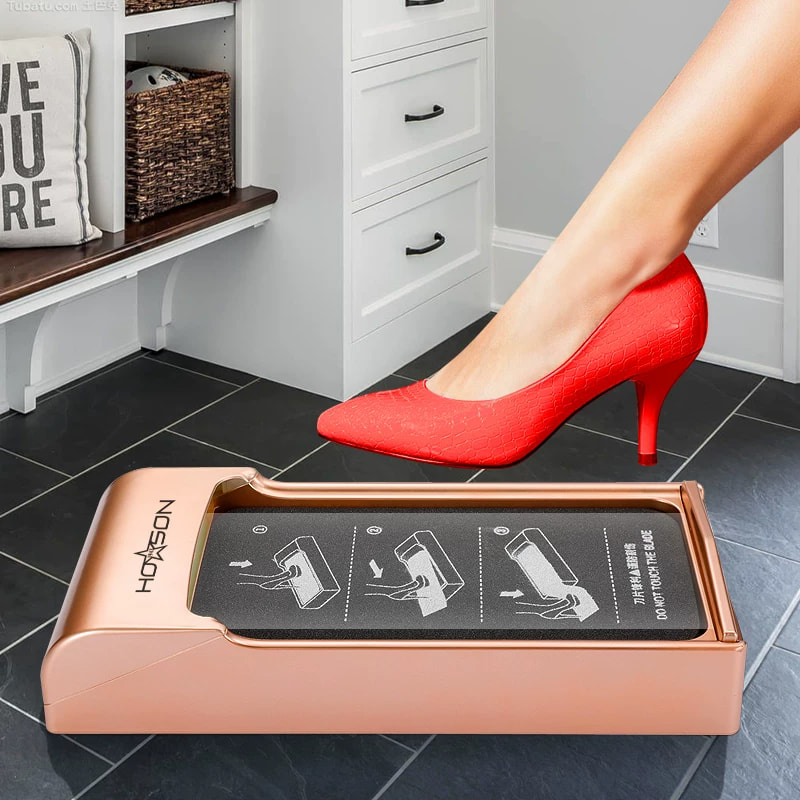 Home Improvement Mall - Schuhüberzieher-Maschine für Haushalt, Eingangsbereich und Büro
