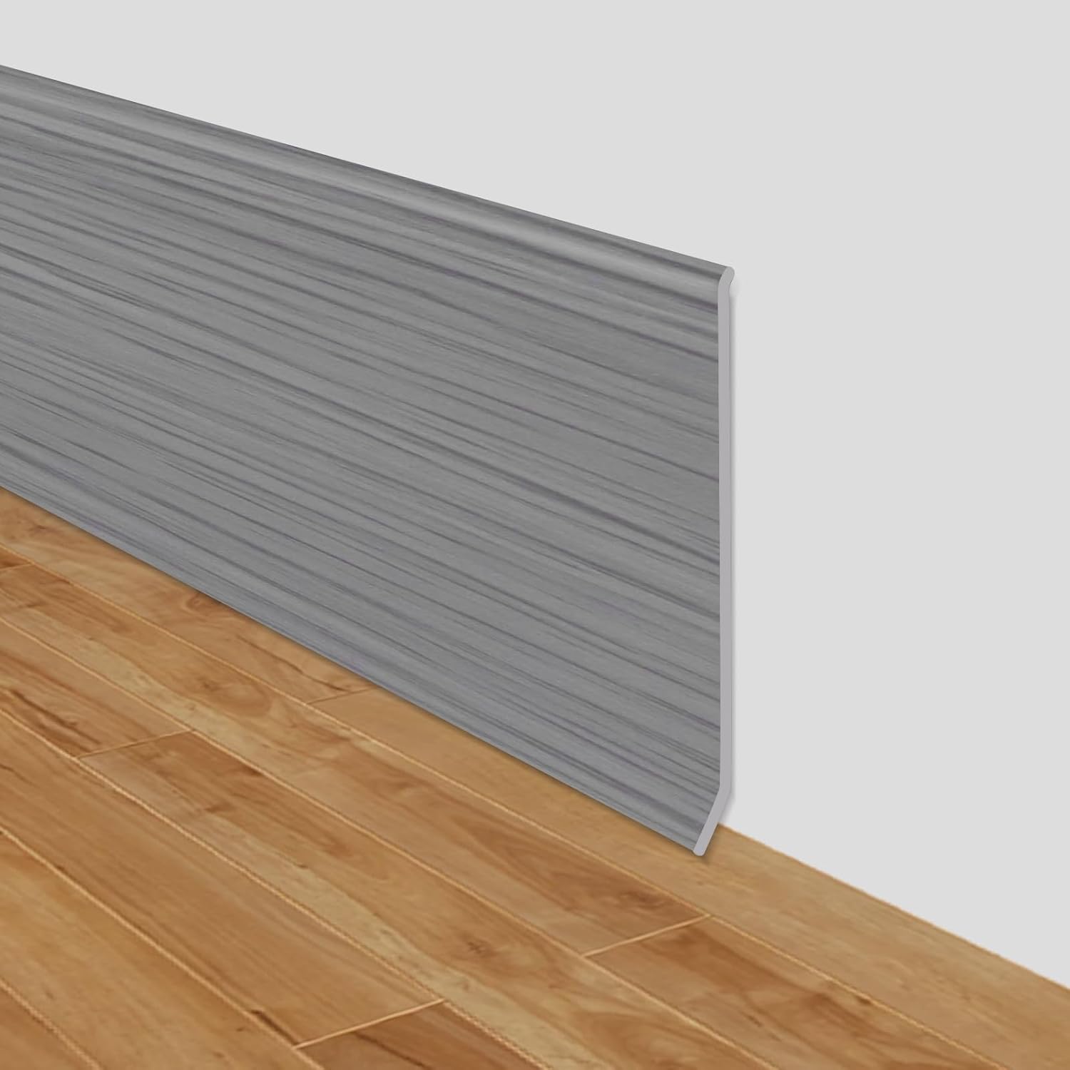 Baseboard Molding Trim - 1 Stück selbstklebende Sockelleistenleiste, abzieh- und