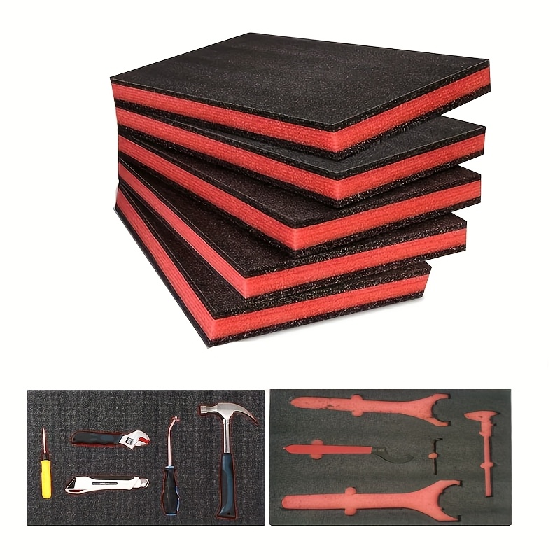 Home Improvement Binford Tools - Werkzeugkasten-Organizer Schaumstoffeinlagen, Robuste Rutschfeste Werkzeugkasten-Auskleidungen, Werkzeugkasten-Organizer