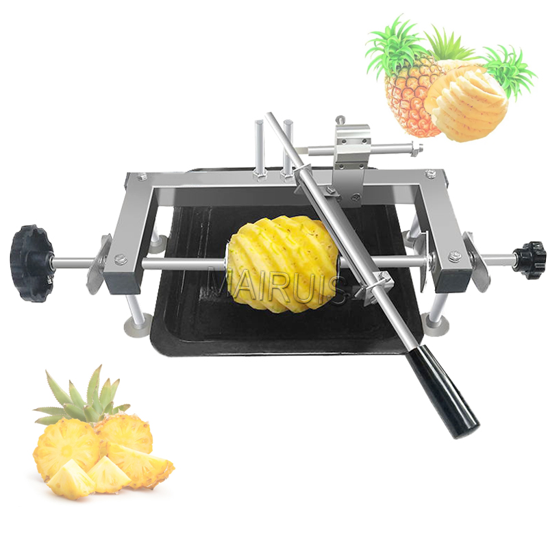 Home Improvement Mall - Haushalts-Ananas-Schälmaschine aus Edelstahl, hochwertige kommerzielle Frucht-Ananas-Schälmaschine,