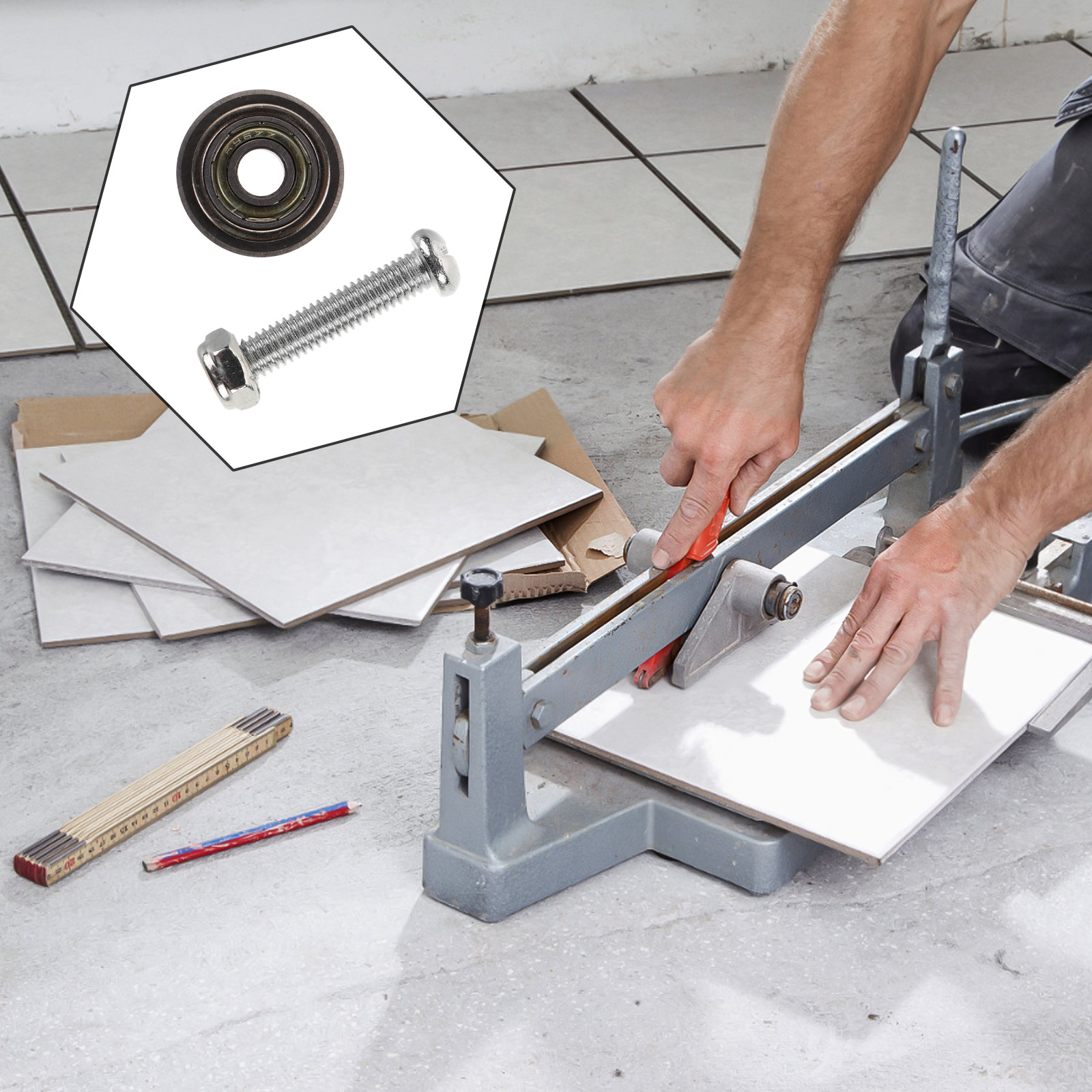 1 Satz manueller Fliesenschnei – Tile Cutter Scoring Bewertung und Preis