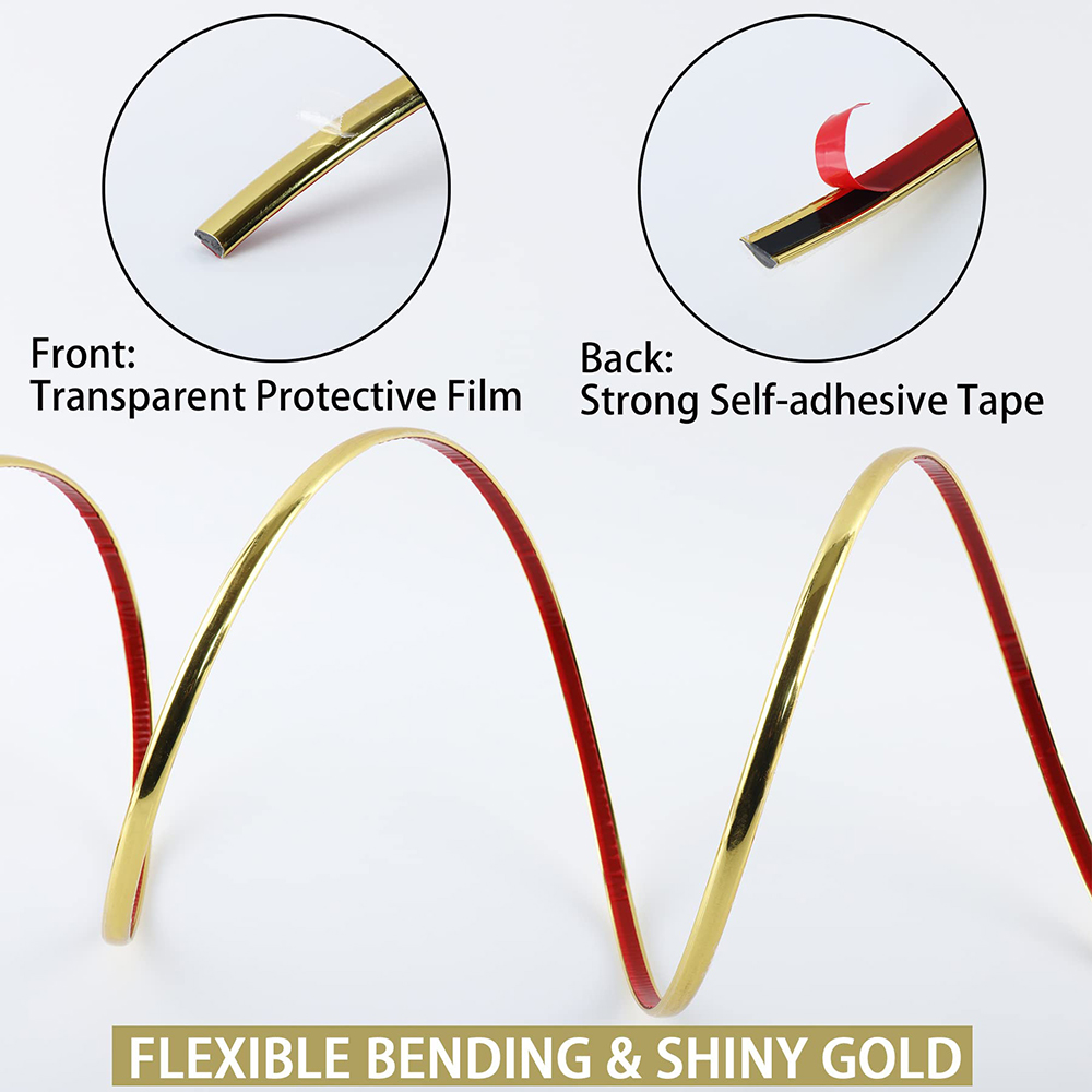 2/1 Rolle Selbstklebende D-för – Baseboard Molding Trim Bewertung und Preis