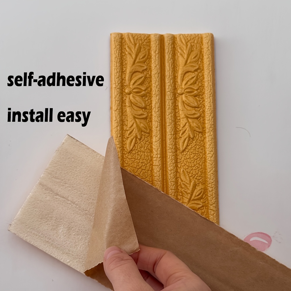 2 Stück geprägte selbstklebend – Baseboard Molding Trim Bewertung und Preis