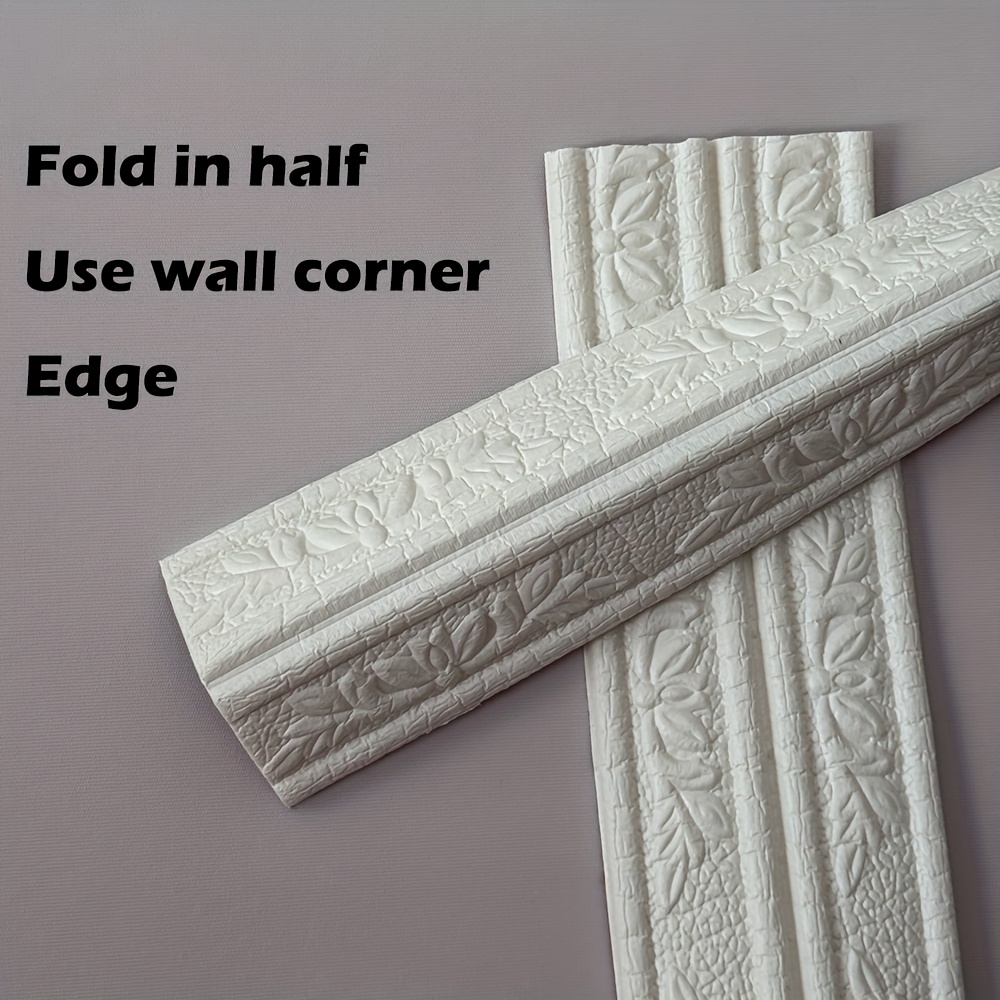 2 Stück geprägte selbstklebend – Baseboard Molding Trim Bewertung und Preis