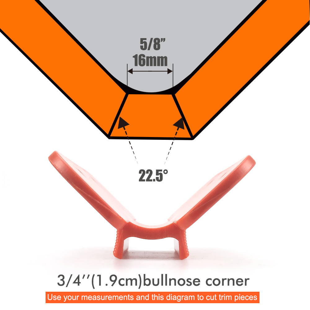 Bullnose-Eckmarkierungswerkzeu – Baseboard Molding Trim Bewertung und Preis