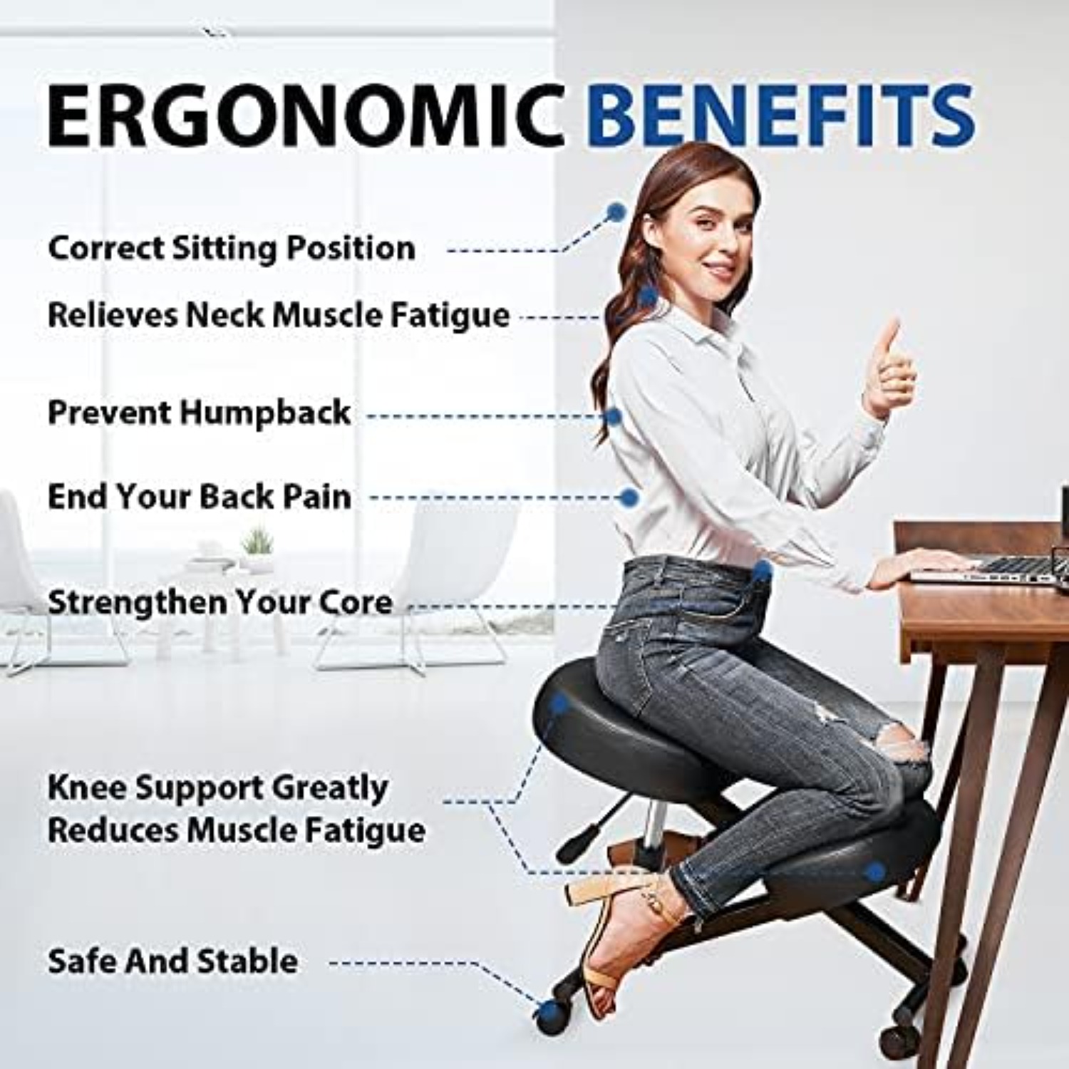 Ergonomischer Kniestuhl für da – Home Improvement In Usa Bewertung und Preis
