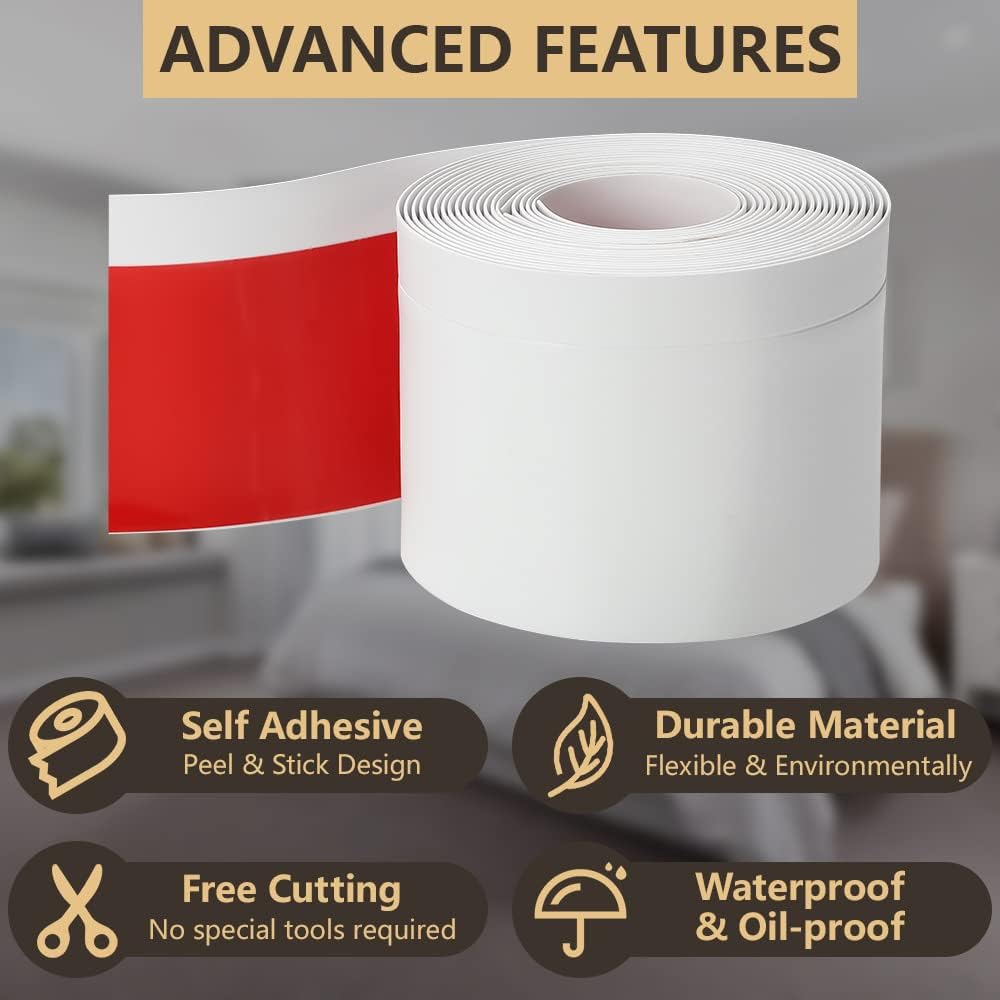 Vinyl-Wandsockelleiste, flexib – Baseboard Molding Trim Bewertung und Preis