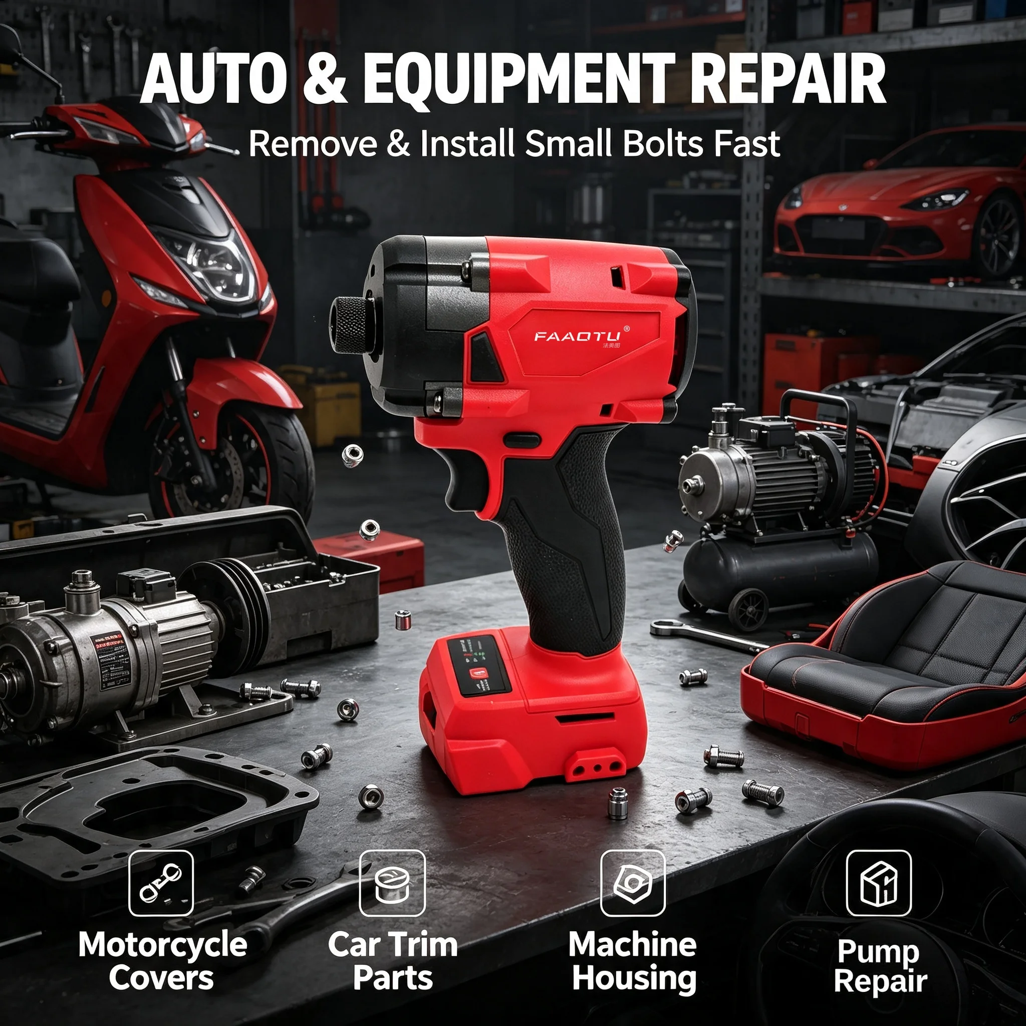 FAAOTU 18V Kabelloser Elektros – Home Improvement In Usa Bewertung und Preis